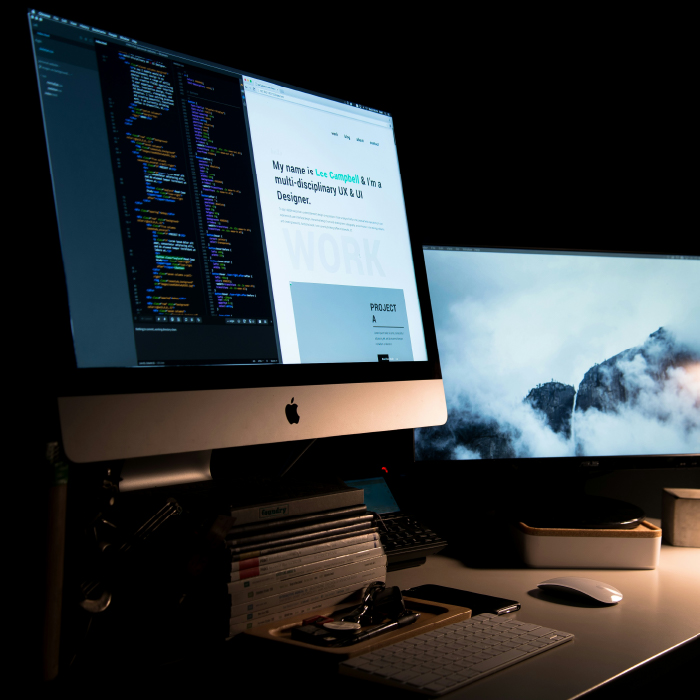 Creative branding and website layout design services